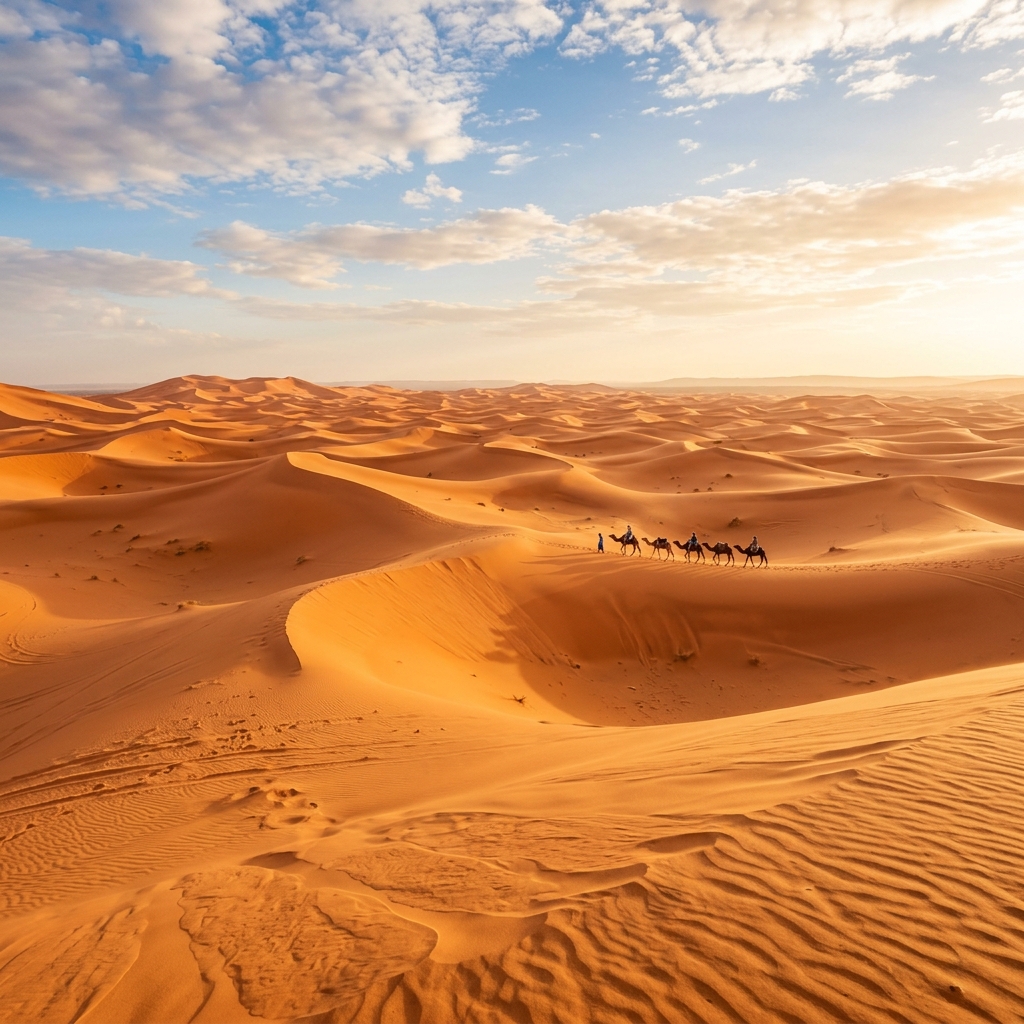 Sahara desert dunes